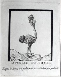 'La Poulle d'Autriche', caricature of Marie-Antoinette 1791 by French School