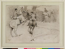 'Hold Back, Sir!', 1904 von Cecil Charles Windsor Aldin