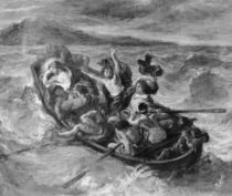 Christ on the Sea of Galilee von Ferdinand Victor Eugene Delacroix