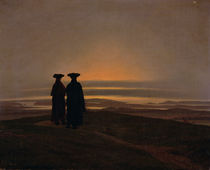 Sunset c.1830-35 by Caspar David Friedrich
