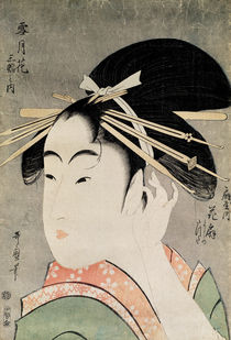 Head of a Woman by Kitagawa Utamaro