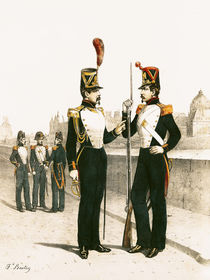 The Parisian Municipale Guard by French School