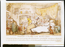 Miseries of Human Life: Introductory Dialogue by Thomas Rowlandson