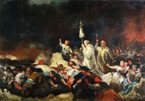 The Siege of Saragossa von Eugenio Lucas y Padilla