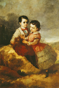 The Artist's Children by Eugenio Lucas y Padilla