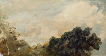Cloud Study with Trees, 1821 by John Constable