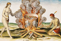 Cooking Food in a Terracotta Pot by John White