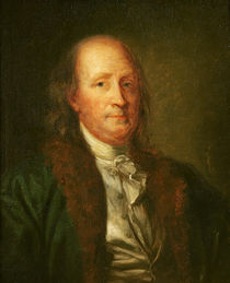 Portrait of Benjamin Franklin von George Peter Alexander Healy