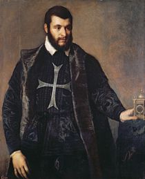 Portrait of a Knight of the Order of Malta von Titian