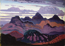 Deep Twilight, Pyrenees, c.1912-13 by James Dickson Innes