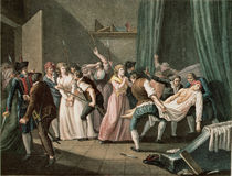 The Assassination of Marat by French School