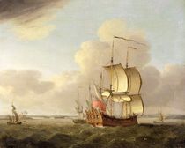 Shipping in the Thames Estuary by Thomas Mellish
