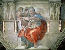 Sistine Chapel Ceiling: Delphic Sibyl by Michelangelo Buonarroti