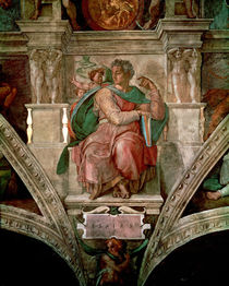 Sistine Chapel Ceiling: The Prophet Isaiah by Michelangelo Buonarroti