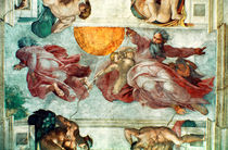 Sistine Chapel Ceiling: Creation of the Sun and Moon von Michelangelo Buonarroti