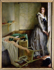 Portrait of Charlotte Corday von Paul Baudry