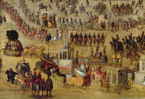 The Place Royale and the Carrousel in 1612 by French School