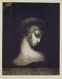 Female Head by Odilon Redon