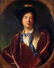 Portrait of Bernard le Bovier de Fontenelle by Hyacinthe Francois Rigaud