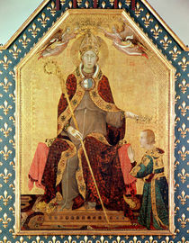 St. Louis of Toulouse crowning his brother von Simone Martini
