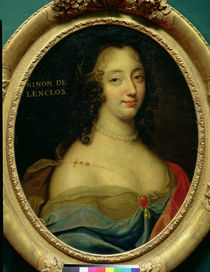 Portrait of Ninon de Lenclos von Louis Ferdinand Elle