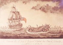 'Le Vengeur du Peuple' Sinking at the Battle of Ouessant von French School