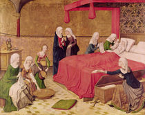 The Birth of the Virgin von Master of the Life of Virgin Mary