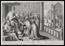 Pope Paul III Receiving the Rule of the Society of Jesus by C. Malloy