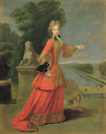 Marie-Adelaide de Savoie in Hunting Dress by Pierre Gobert