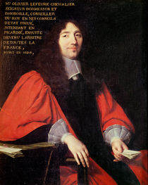 Portrait of Olivier Lefevre von Philippe de Champaigne