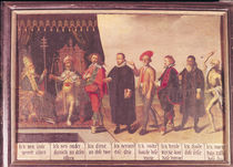 The Pope and Death von Flemish School