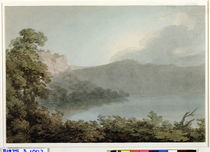 Lake of Vico Between Rome and Florence von John Robert Cozens