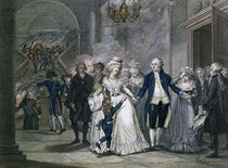 Louis XVI Bidding Farewell to his Family von French School