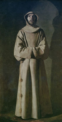 St. Francis 1645-64 by Francisco de Zurbaran