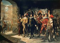 Antonio Perez Released from Prison by the Rebels in 1591 von Augustus or Augusto Ferran