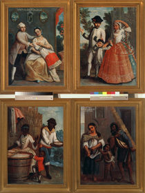 Four Different Racial Groups von Andres de Islas