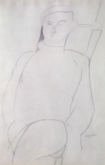 Jacques Lipchitz c.1917 von Amedeo Modigliani