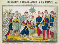 Submission of Abd el-Kader to Henri d'Orleans Duke of Aumale von French School
