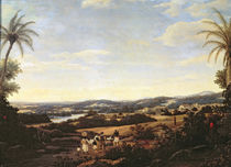 Brazilian Landscape with a Plantation von Frans Jansz Post