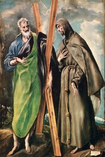 SS. Andrew and Francis of Assisi by El Greco