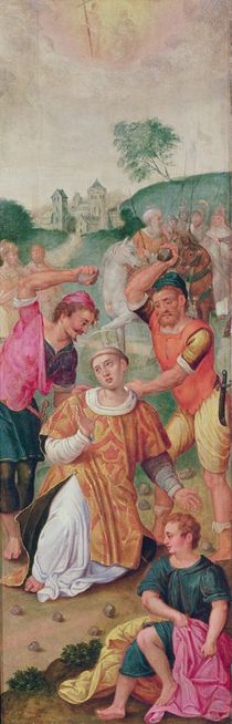 The Stoning of St. Stephen by French School