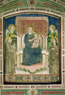Madonna Enthroned with St. Francis of Assisi von Master of Figline