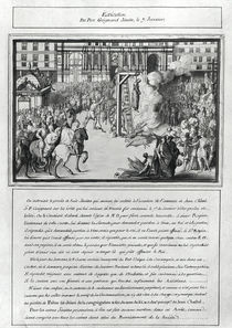 The Execution of Pere Jean Guigard 1595 by French School