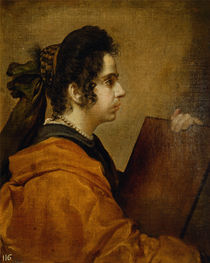 Portrait presumed to be Juana Pacheco as a Sibyl by Diego Rodriguez de Silva y Velazquez