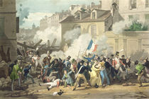 Defence of a Barricade, 29th July 1830 by French School