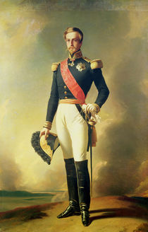 Portrait of Henri-Eugene-Philippe-Louis d'Orleans Duke of Aumale by Franz Xaver Winterhalter
