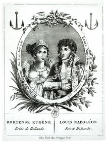 Hortense de Beauharnais and Louis-Napoleon Bonaparte by French School