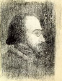 Erik Satie c.1886 von Paul Signac