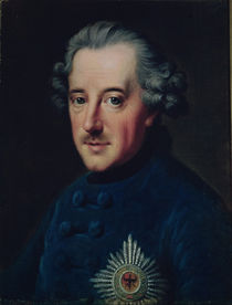 Frederick II the Great by Johann Georg Ziesenis