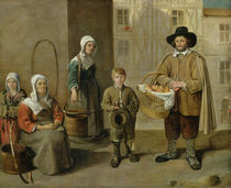 The Bread Seller and Water Carriers by Jean Michelin